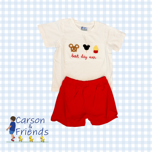 Carson and Friends “Best Day Ever” Snacks Short Set