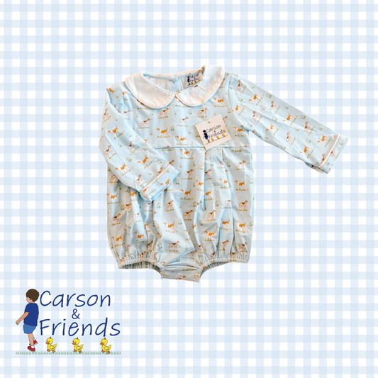 Carson and Friends Hunting Dogs Knit Bubble