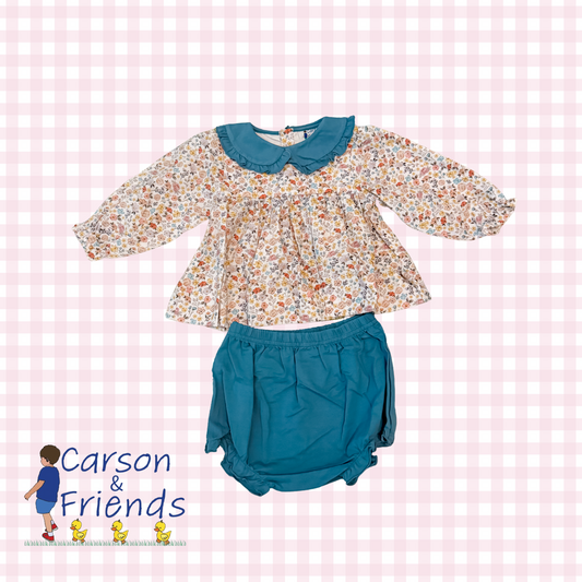 Carson and Friends Fall Floral Bloomer Set