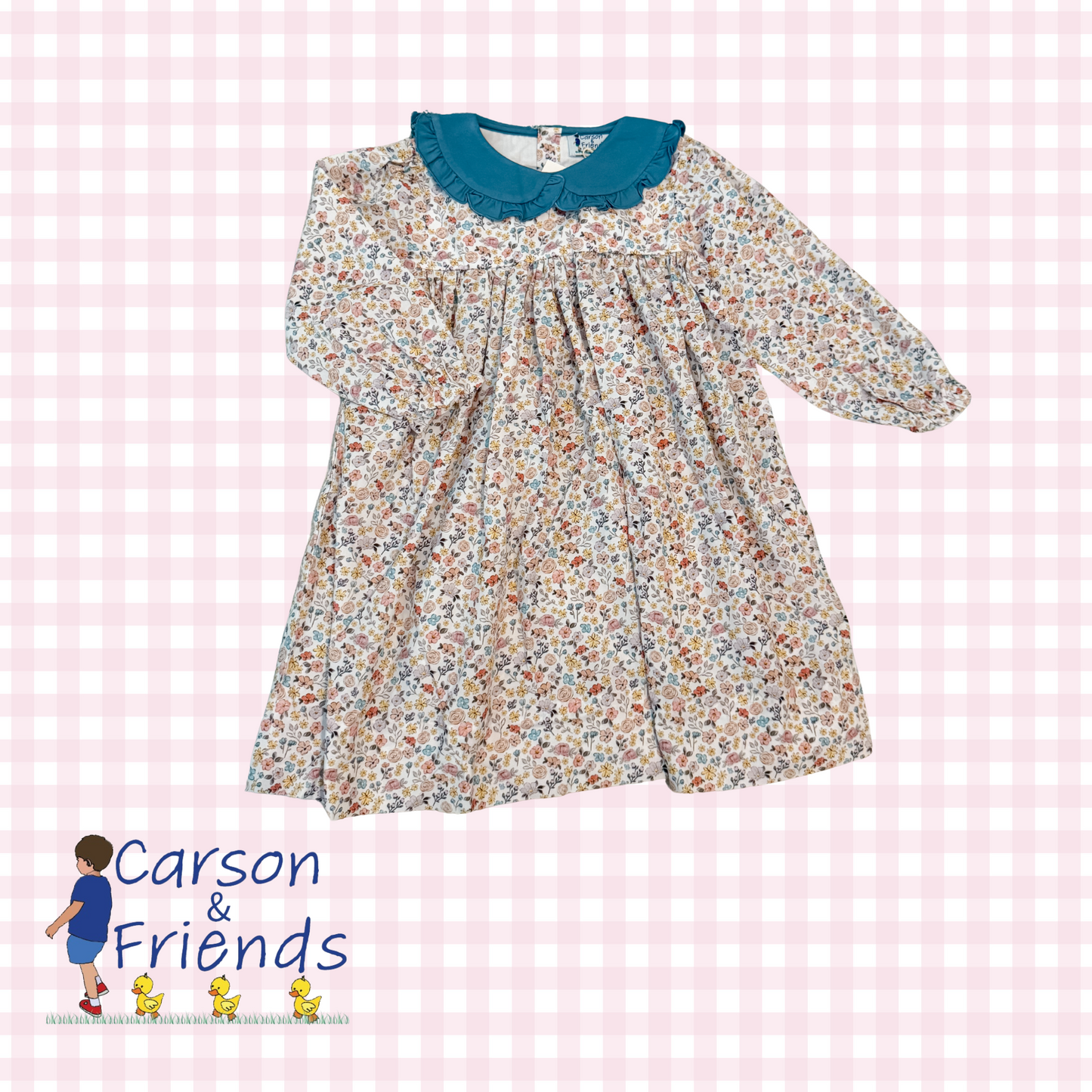 Carson and Friends Fall Floral Dress