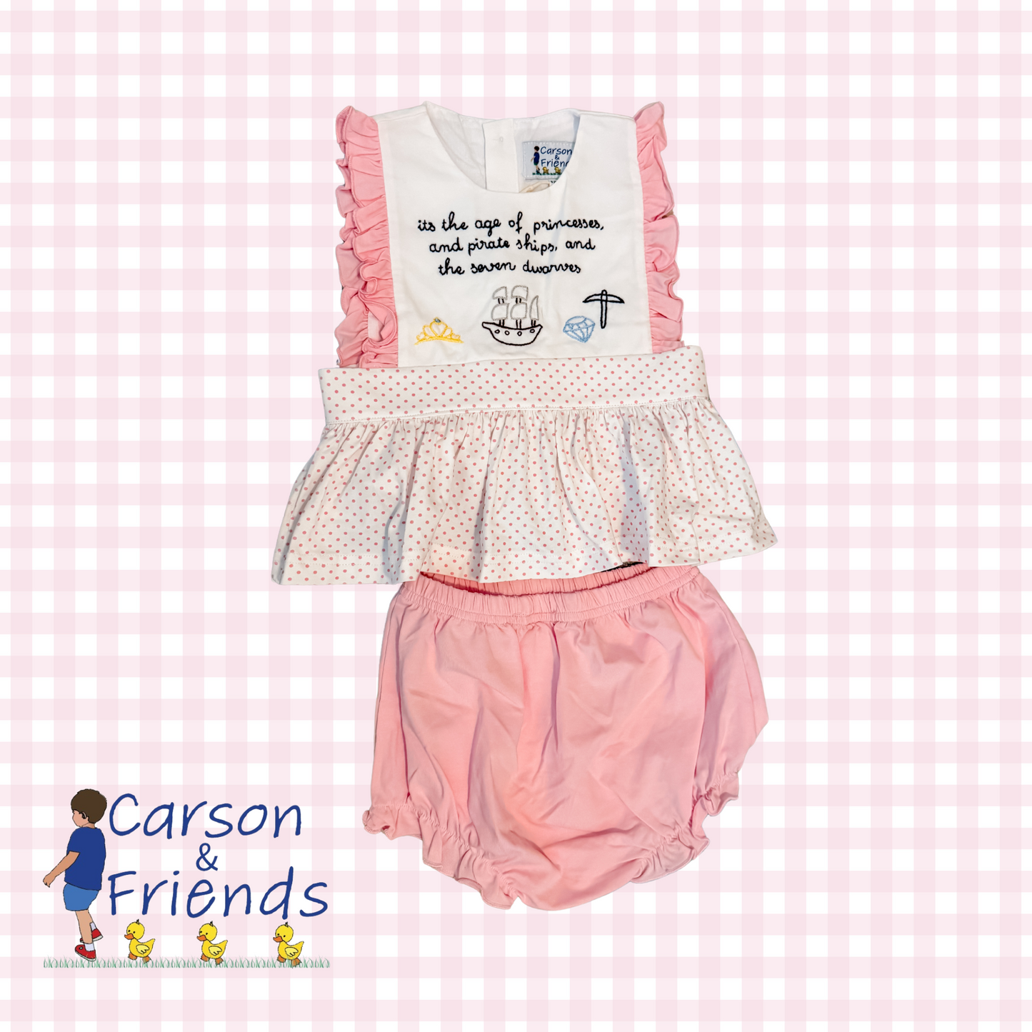 Carson and Friends “Age of Princesses” Bloomer Set
