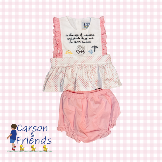 Carson and Friends “Age of Princesses” Bloomer Set