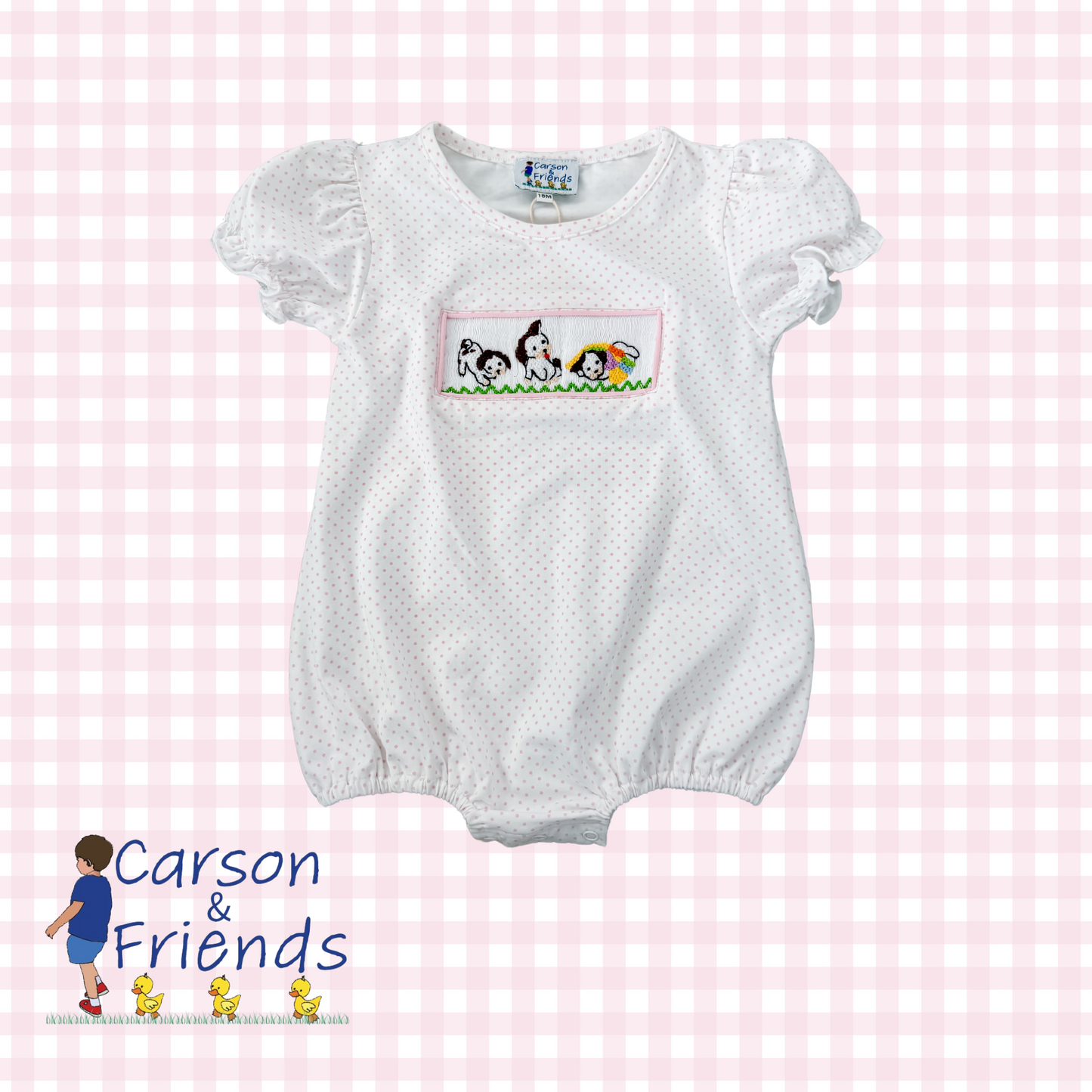 Carson and Friends Storybook Puppy Bubble- Pink