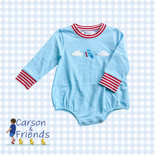 Carson and Friends Airplane Long Sleeve Bubble