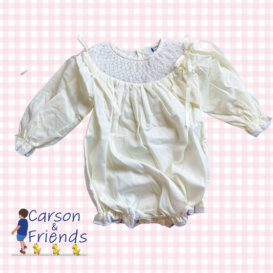 Carson and Friends Yellow Bubble with Ribbon and Pearls