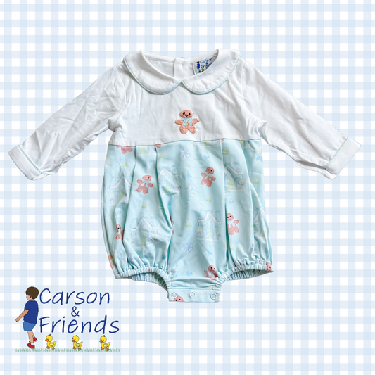 Carson and Friends Gingerbread Bubble- Blue
