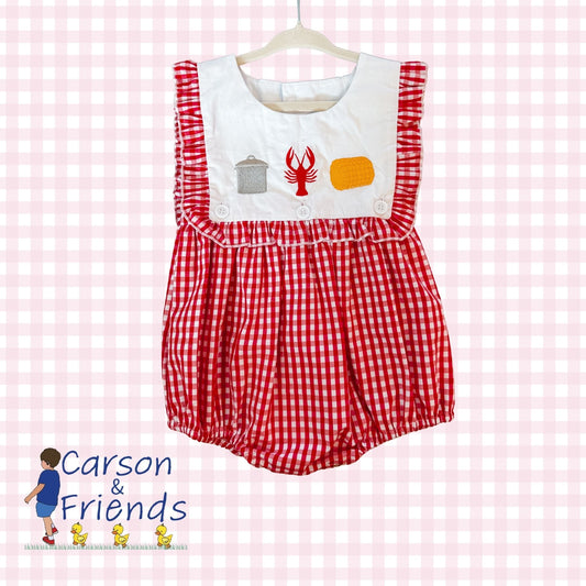 Carson and Friends Girls Crawfish Ruffle Bubble