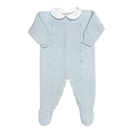 Mi Lucero Footie with Baubles- Blue