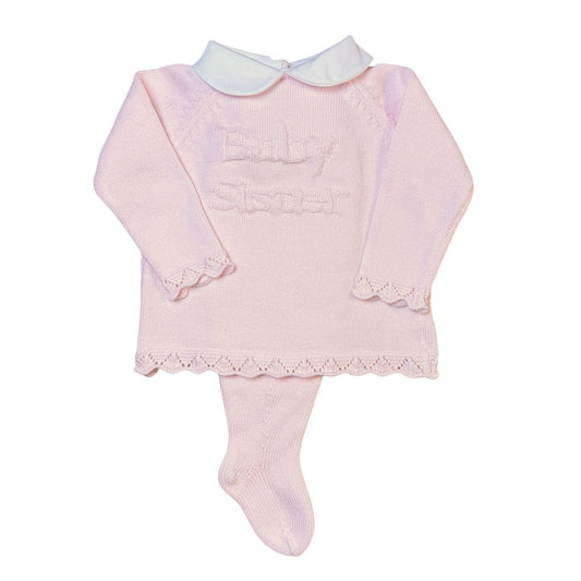 Mi Lucero Baby Sister Footed Set