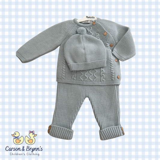 Babidu Knit Tracksuit and Hat