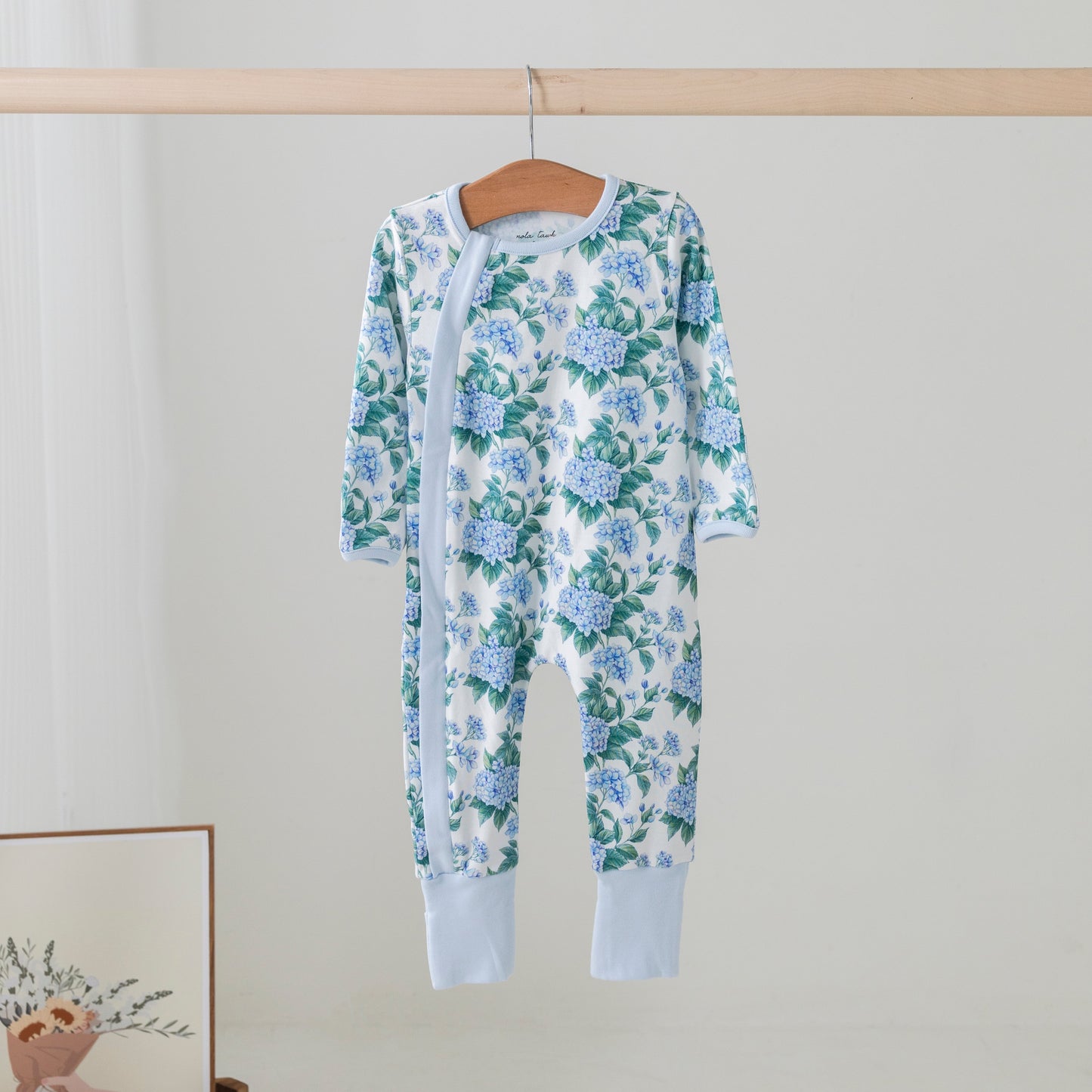 Hydrangea Heaven Cotton Zippy Pajamas