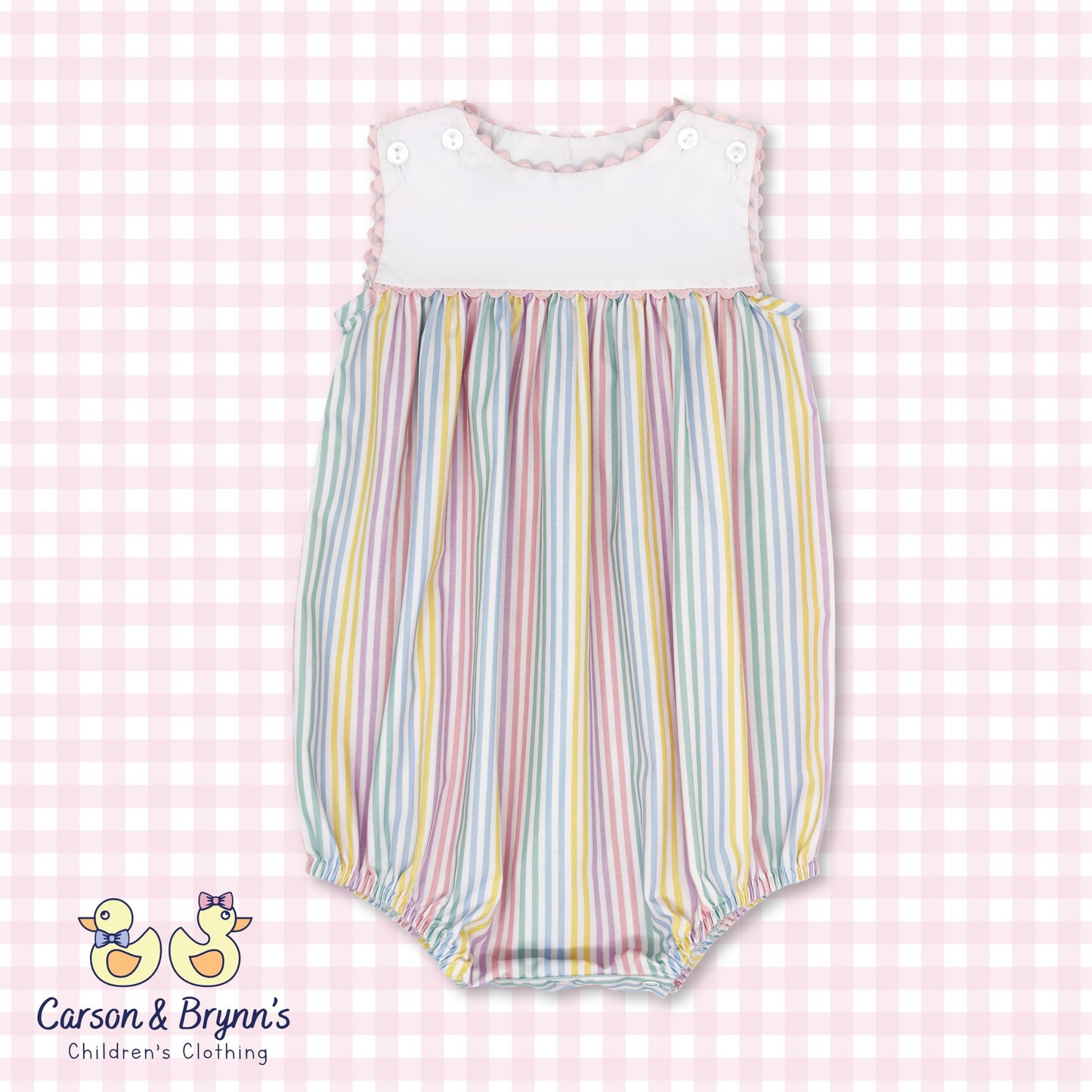 Lullaby Set Charming Bubble - Petunia Pinstripe