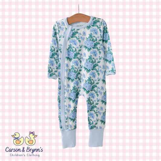 Hydrangea Heaven Cotton Zippy Pajamas
