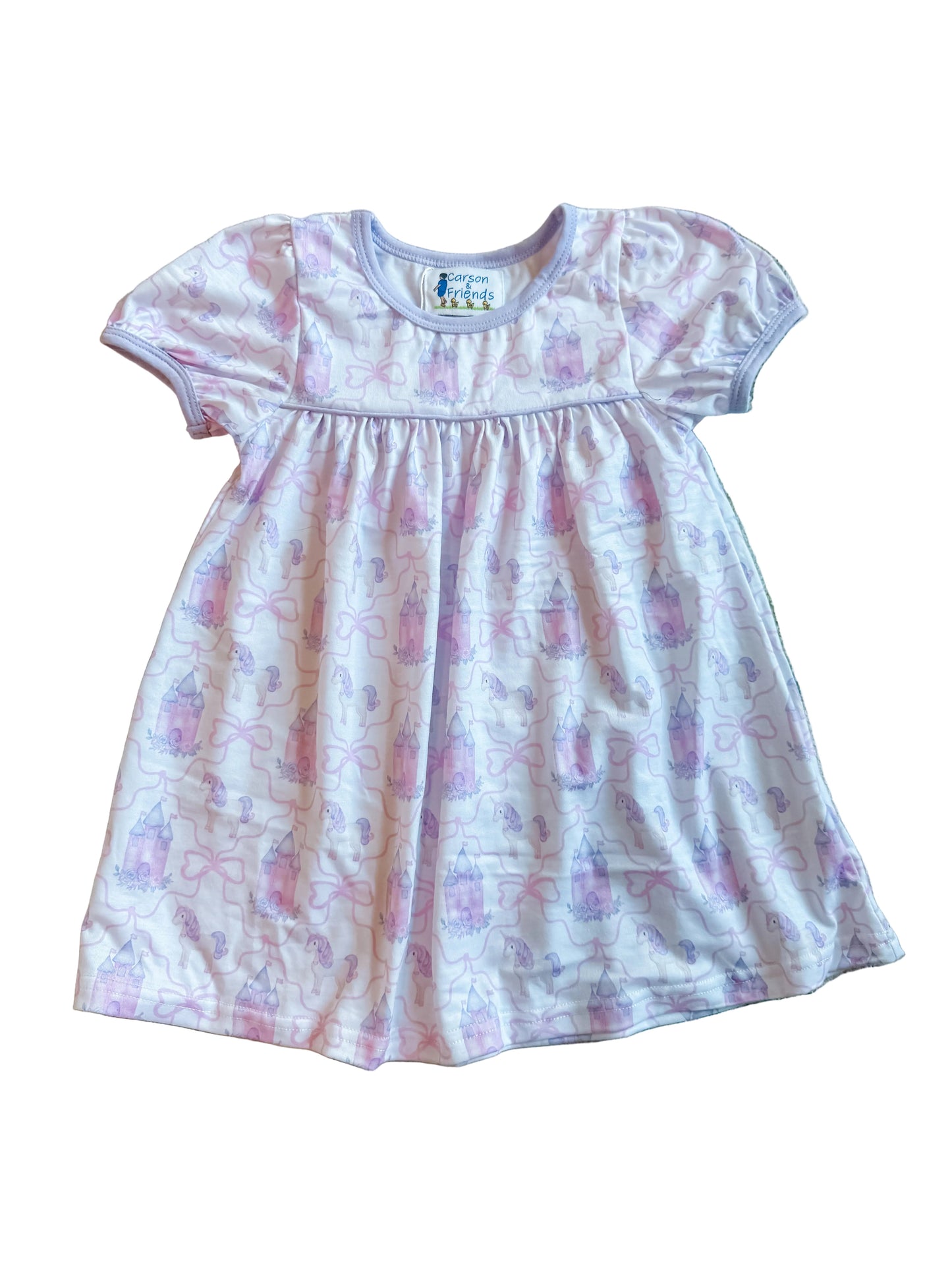 Carson and Friends Unicorns Printed Dress