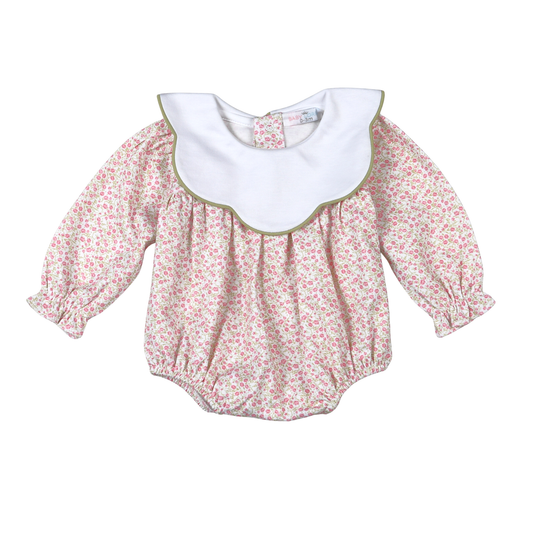Baby Loren Melody Pima Scallop Collar Bubble