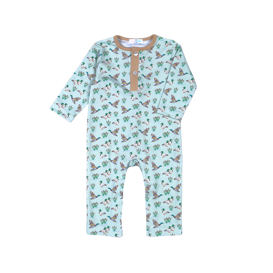 Baby Loren Mallard Ducks Pima Romper