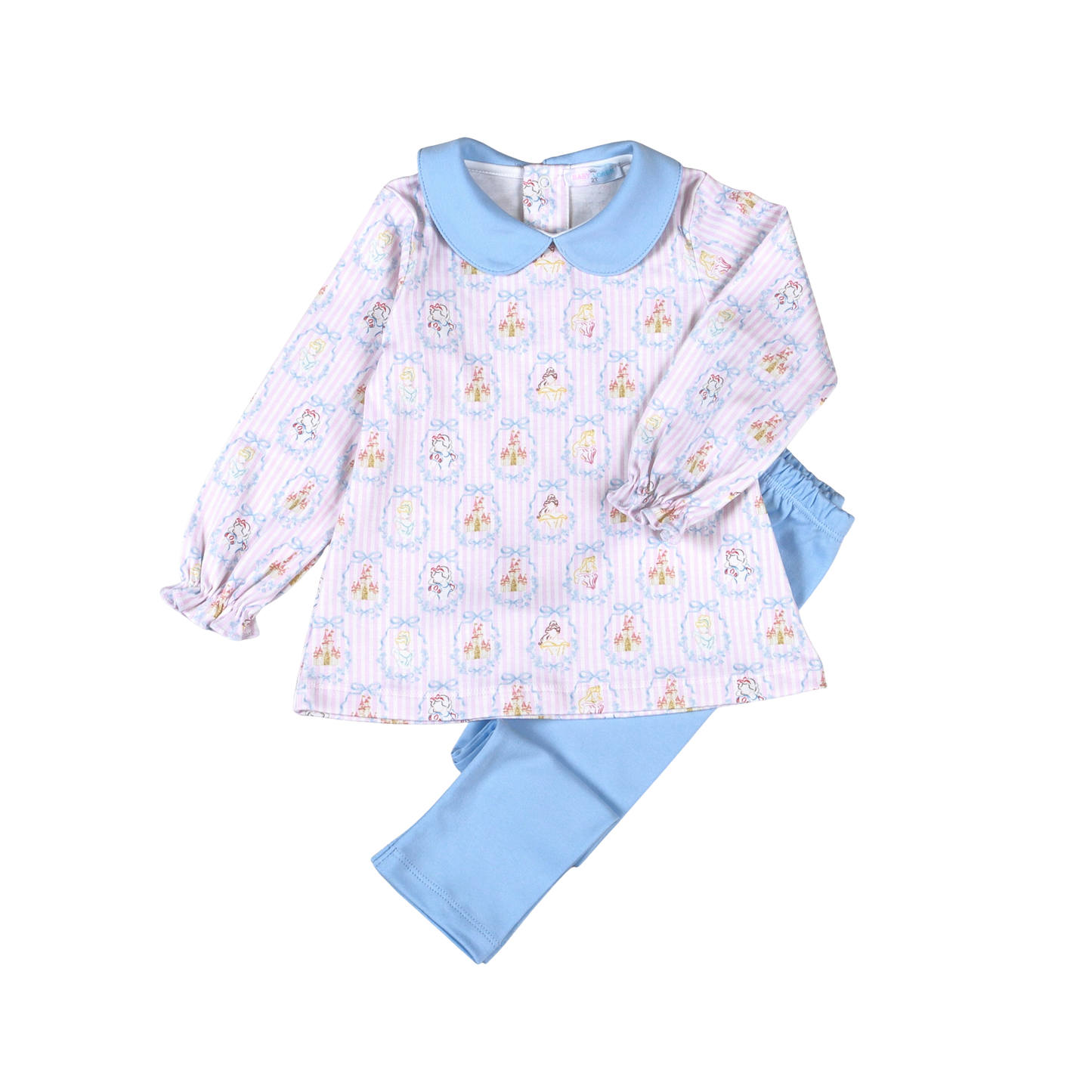 Baby Loren Royal and Charm Pima Pant Set