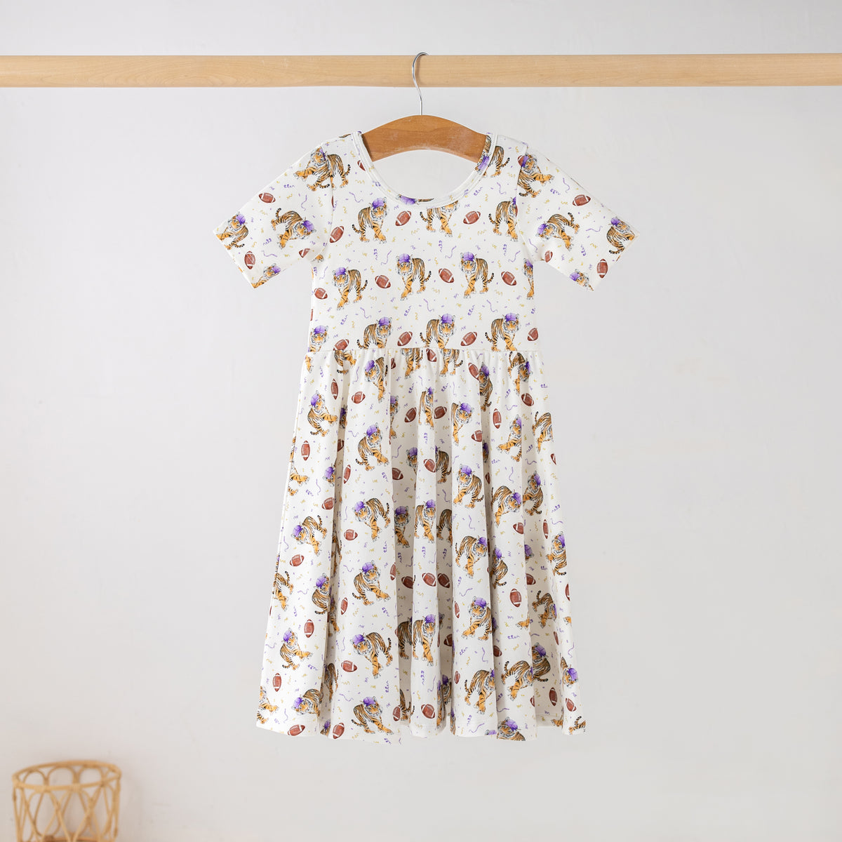 Nola Tawk Kickoff in Louisiana Organic Cotton Dress
