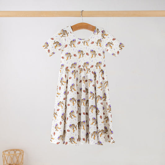 Nola Tawk Kickoff in Louisiana Organic Cotton Dress