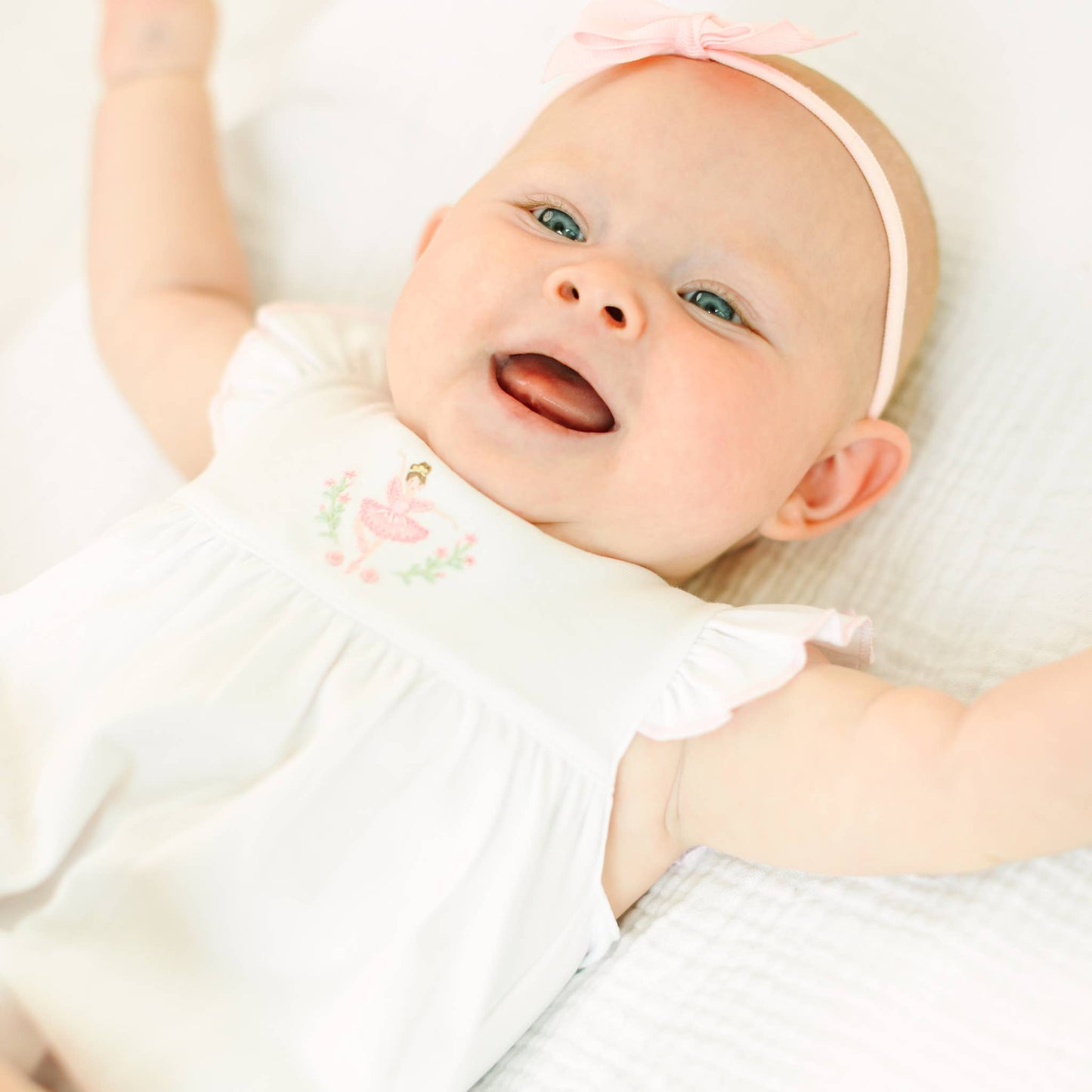 Magnolia Baby - Twinkle Toes Embroidered Bubble