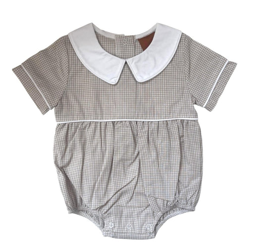 Millie Jay Asher Bubbe- Khaki Gingham