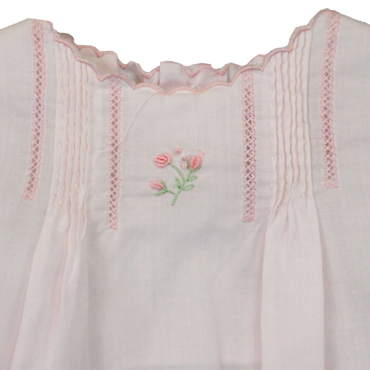 Petit Ami & Zubels - Flower Embroidered Heirloom Diaper Set