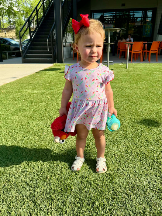 Carson and Friends Under the Sea Pima Viscose Bamboo Twirl Dress