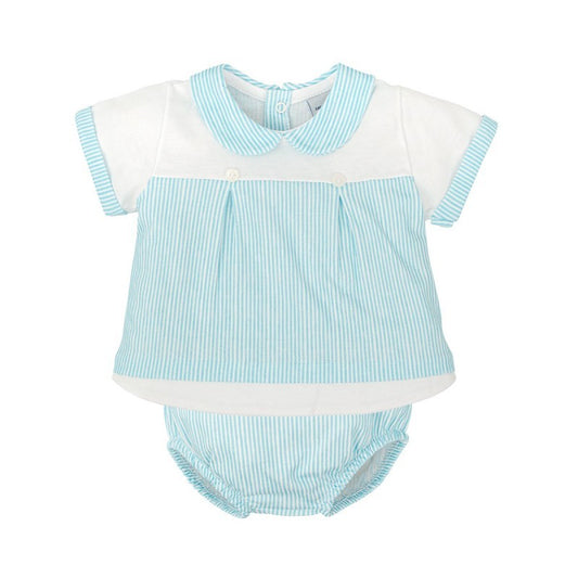 Babidu Boys Teal Diaper Set