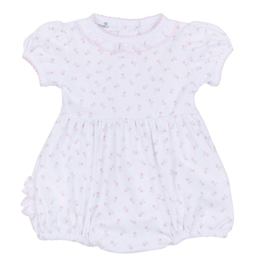 Magnolia Baby - Juliette's Classics Print Ruffle Short Sleeve Bubble