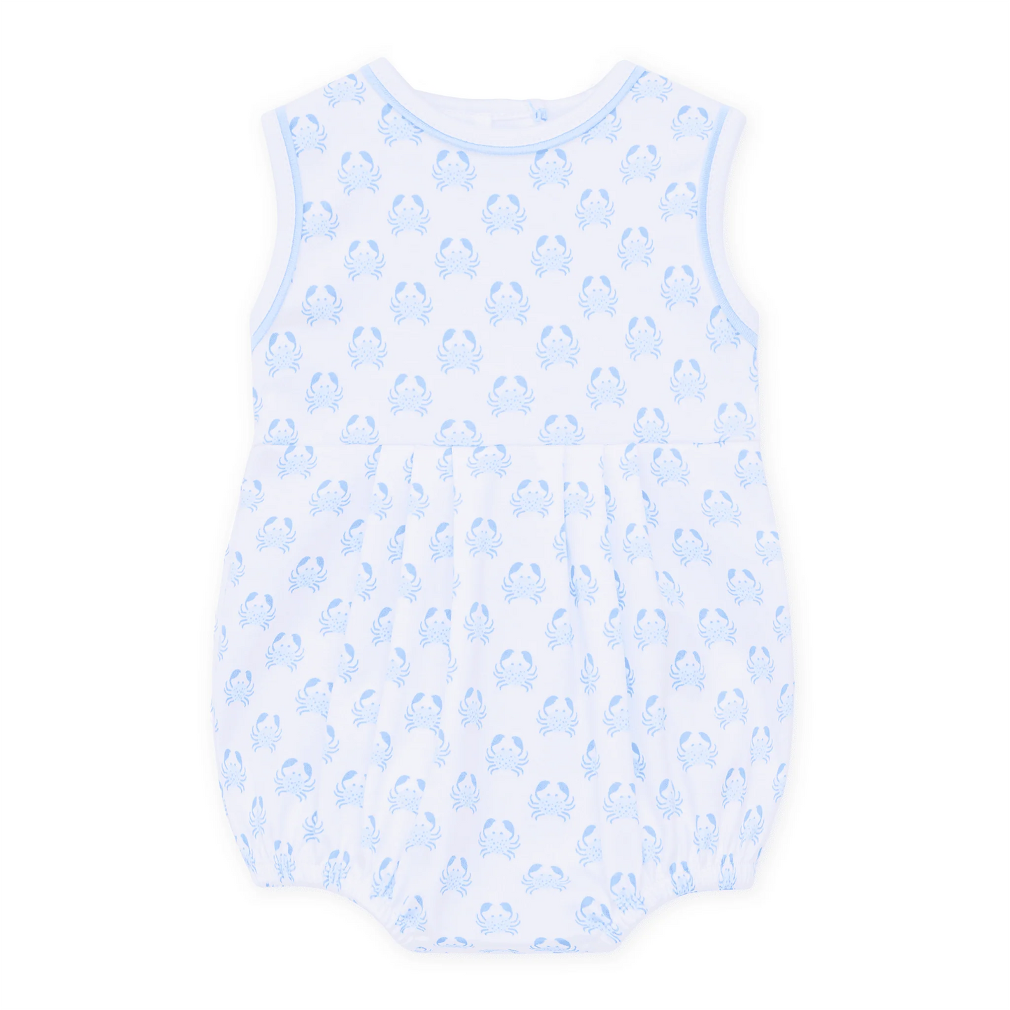Magnolia Baby Little Crawlers Print Bubble - Light Blue