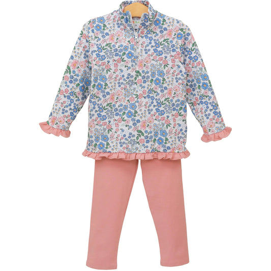 Autumn Blooms Elise Ruffle Pullover Set