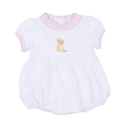 Magnolia Baby Sweet Golden Ruffle Bubble - Pink